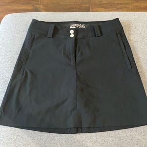 Nike Golf Dri-Fit skort, Black, size 2